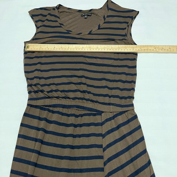 Theory Striped Wrap Dress Size P - Picture 6 of 8